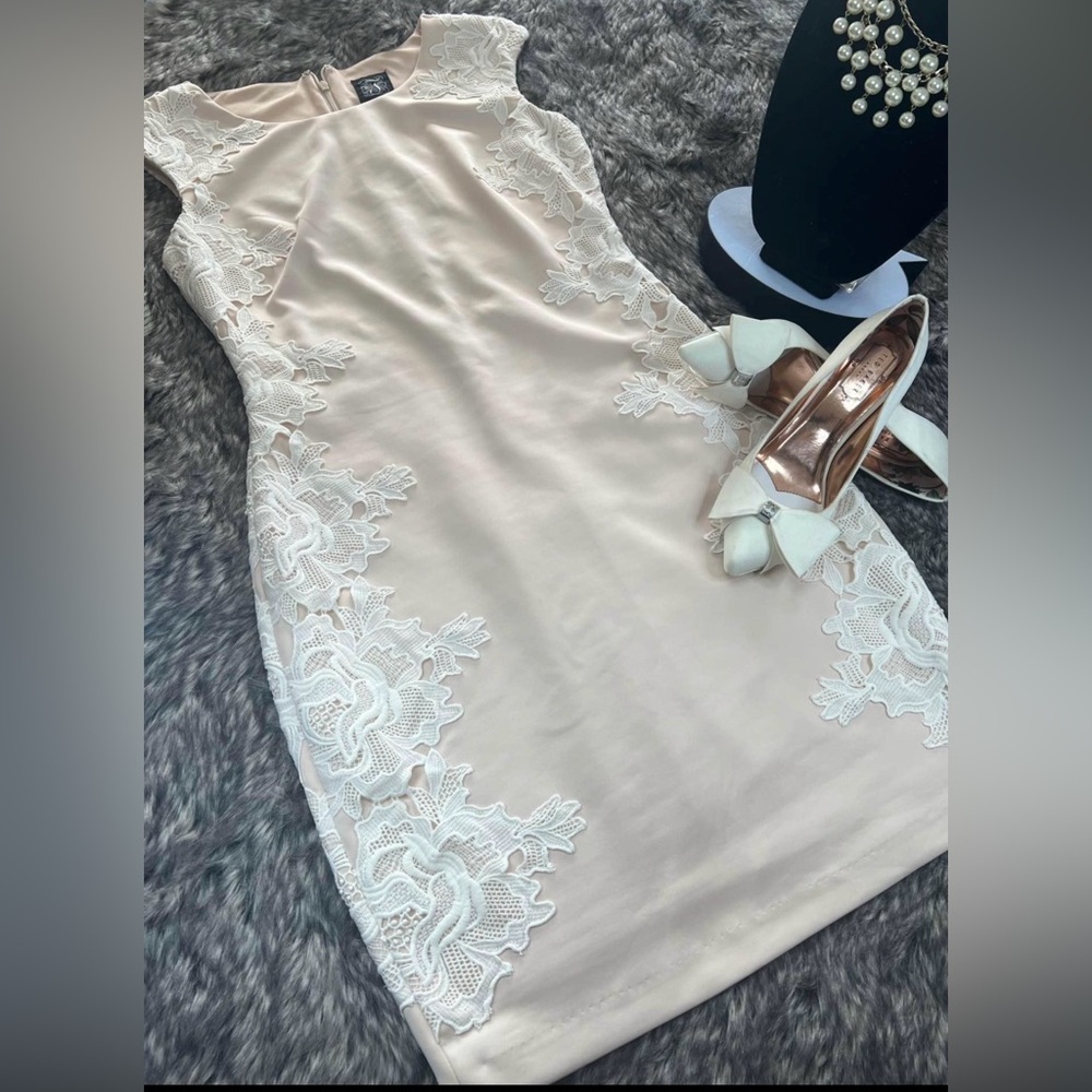 Jax Cream Lace Mini Dress